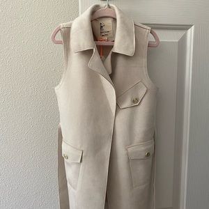 Girls suedette duster